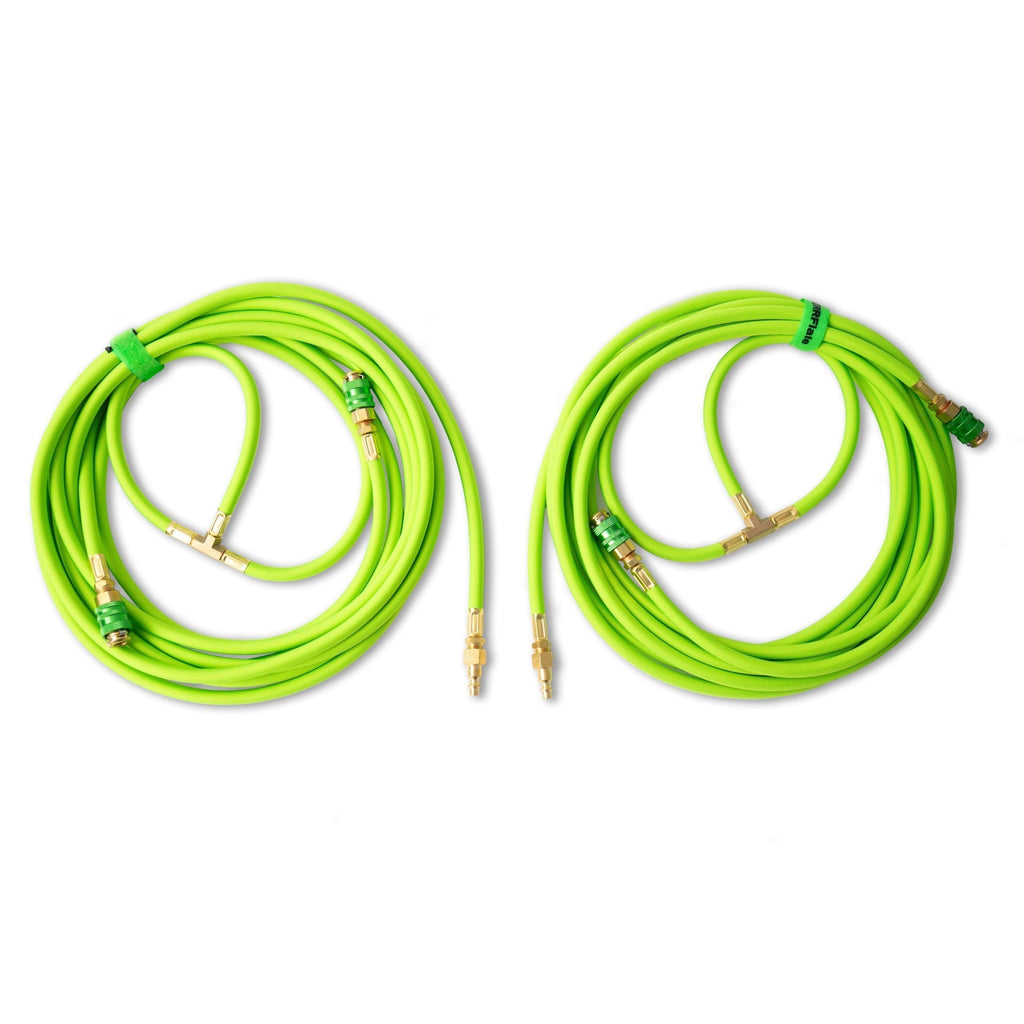 MORRFlate Braided Air Hub Quad 125 Hoses (4 Tire, 125" wheelbase)
