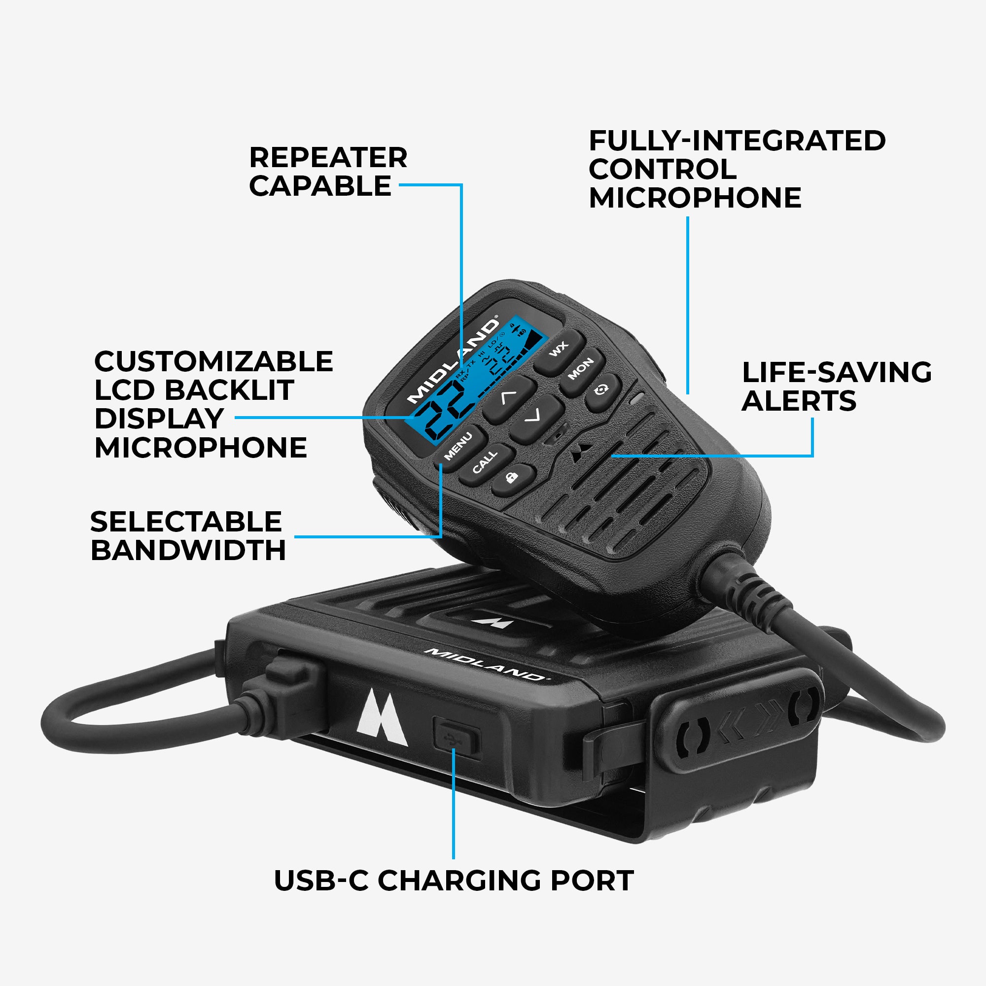 MXT275VP4 15W Watt GMRS Two-Way Radio Bundle