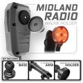 Midland MXT275 & MXT575 | Slim Track Base | 5" DuraLock Arm